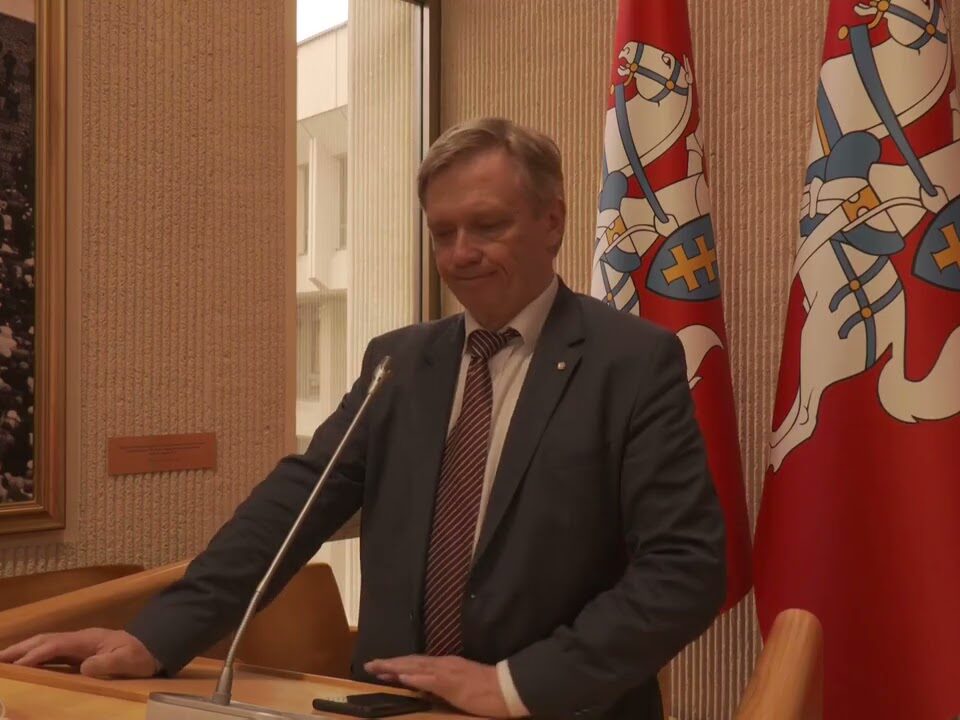 2025-06-05 Lietuvos Nepriklausomybės Akto signataro Zigmo Vaišvilos spaudos konferencija 2/2